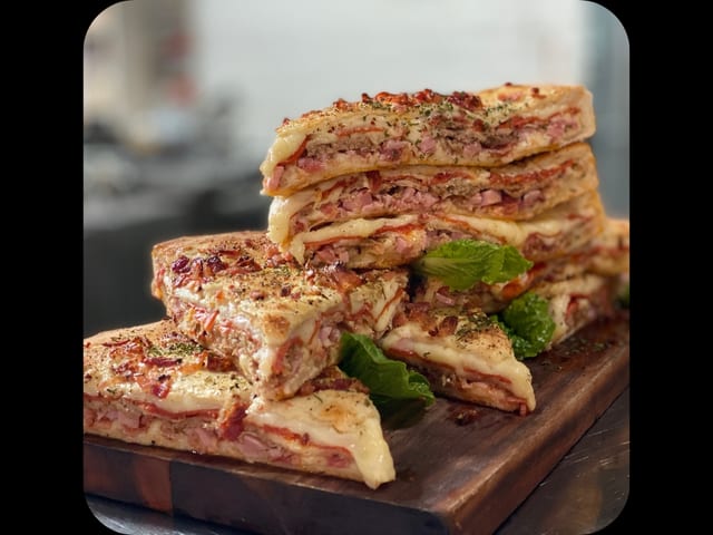 Stuffed Pizza.